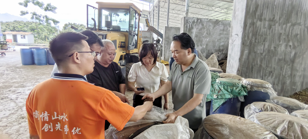 石清栢总经理讲解饲料发酵状况.jpg 石清栢总经理讲解饲料发酵状况.jpg